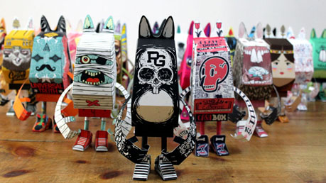 Paper Toy Show, by Phidias Gold