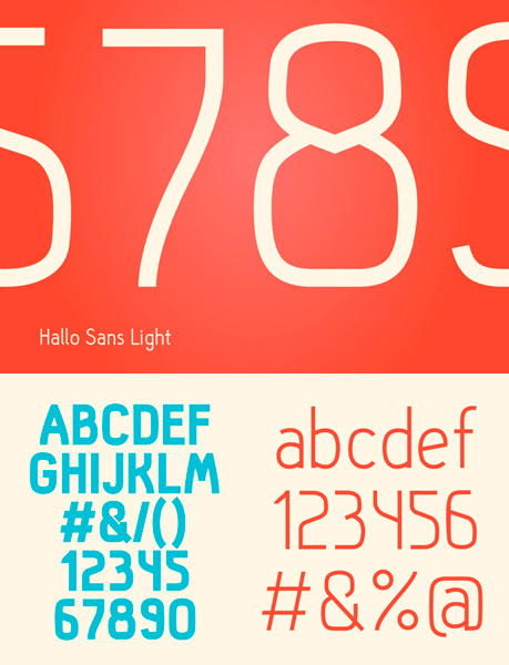 free fonts 2014 Hallo