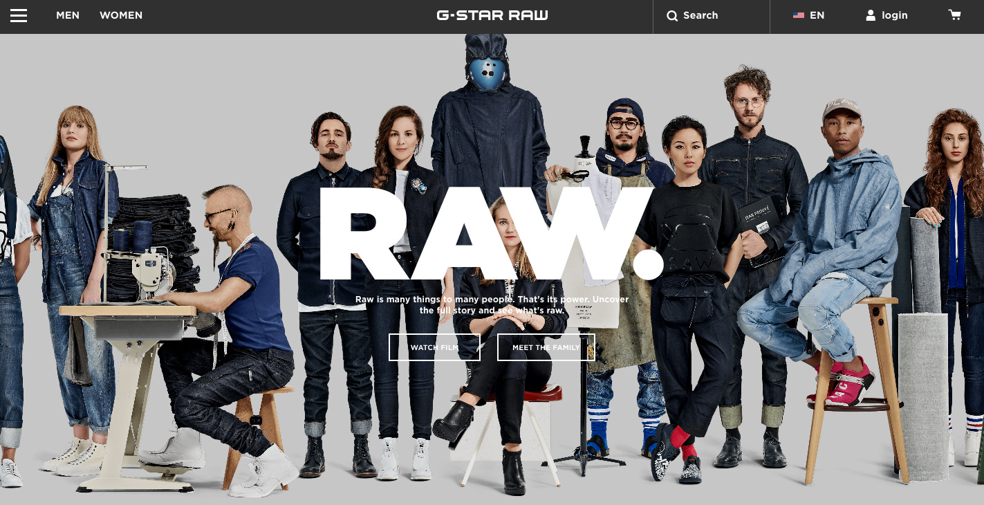 brands similar to g star raw