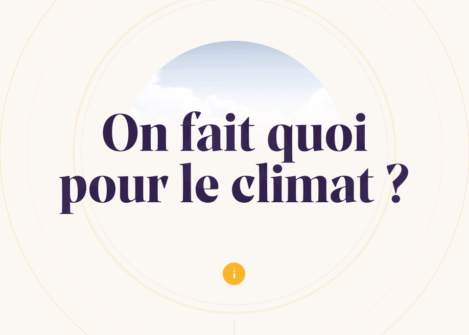 On fait quoi pour le climat ?